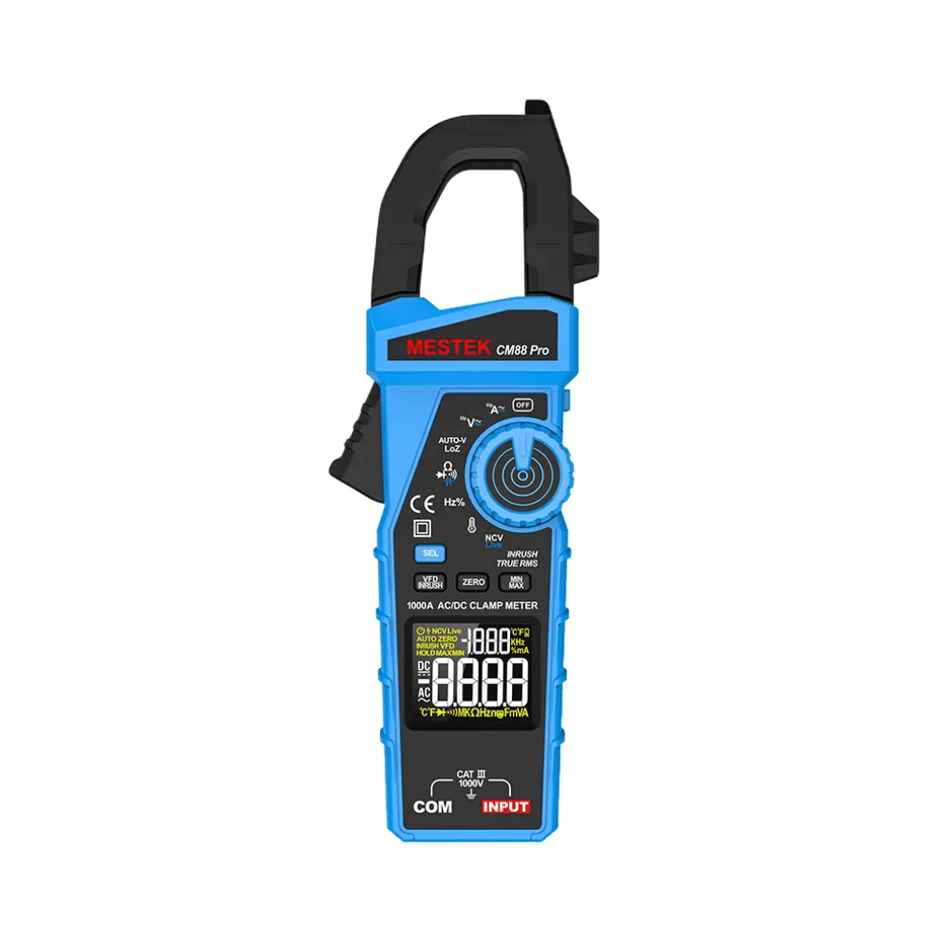 Clampmetru digital 600A AC/DC, NCV, True RMS, 6000 Counts, MESTEK CM88 PRO
