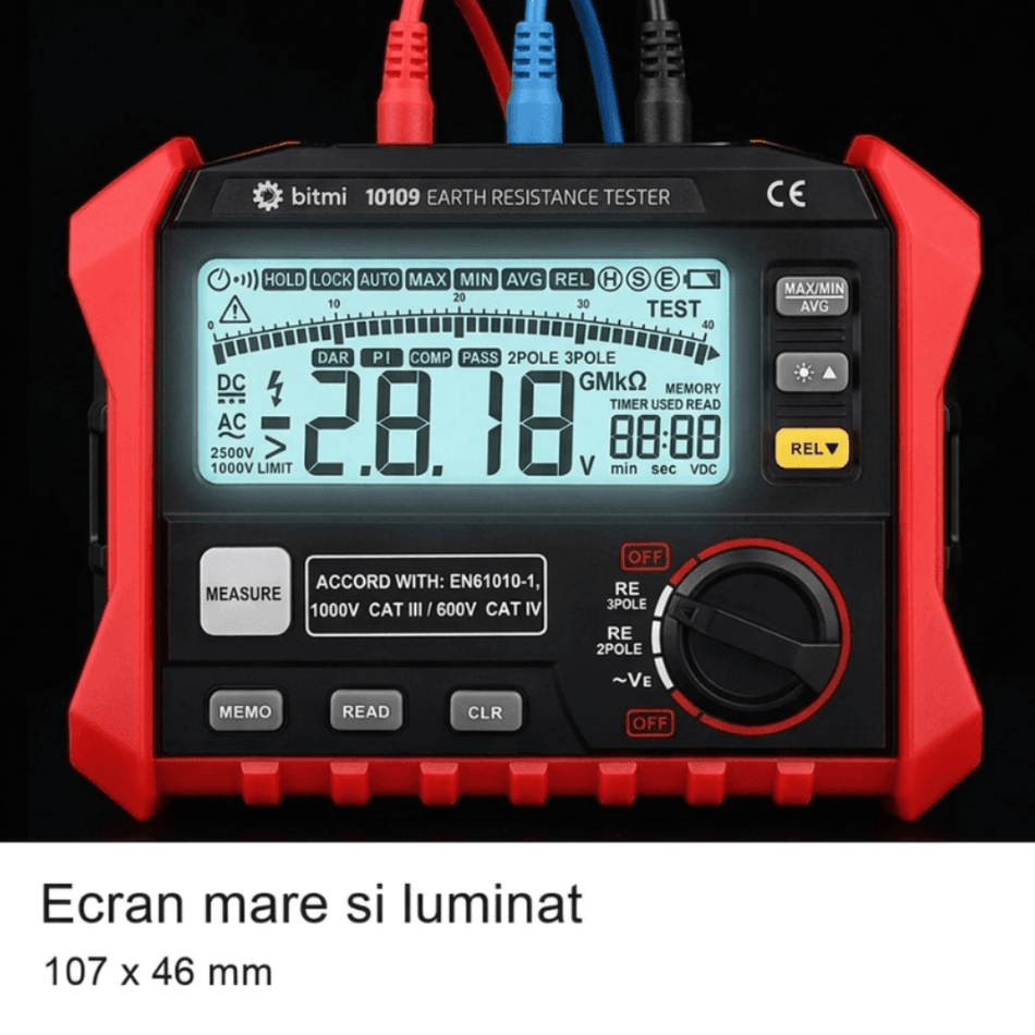 Aparat de masura rezistenta de impamantare BITMI 10109