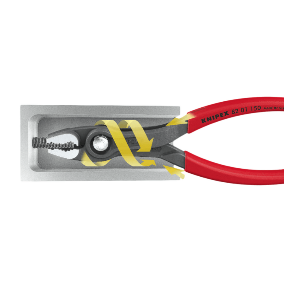 Cleste cu prindere frontala si laterala Knipex TwinGrip 82 01 150