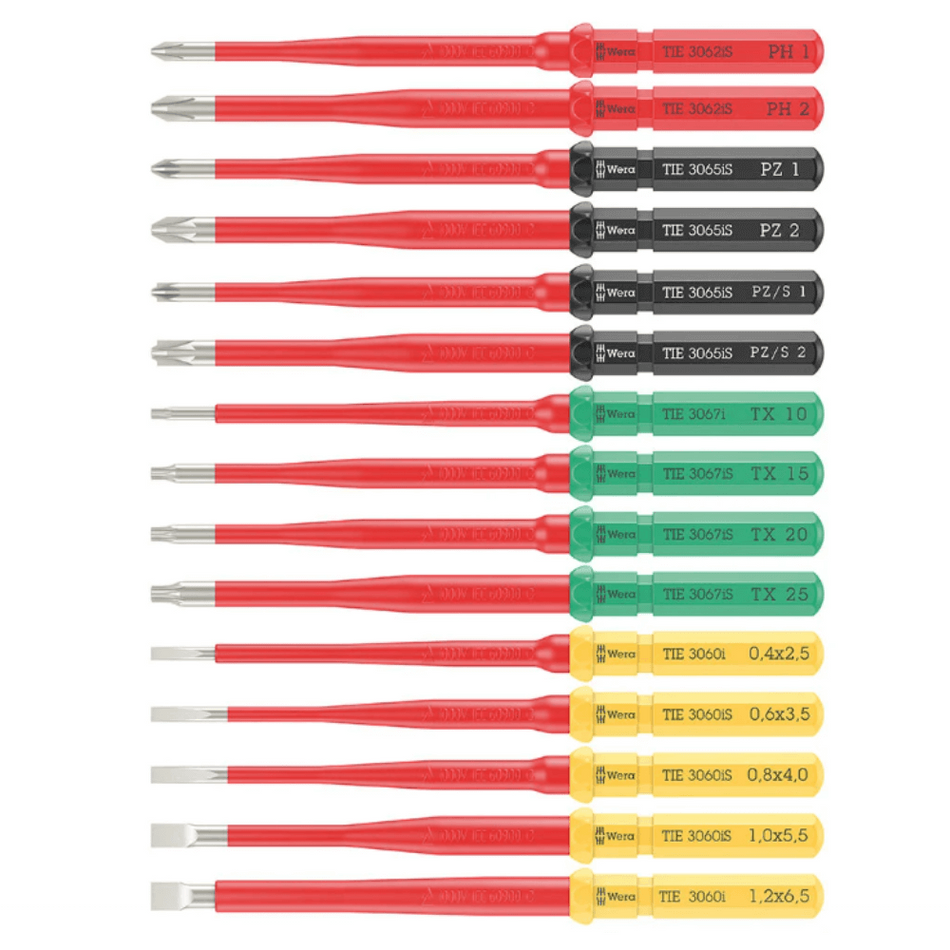 Set surubelnite inoxidabile Kraftform Kompakt VDE, 17 piese, Wera 05006631001