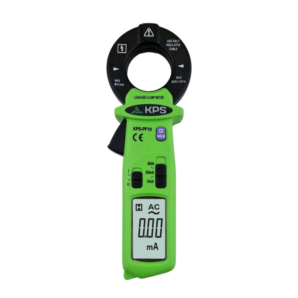 Clampmetru digital pentru curenti de scurgere, 2mA - 60A, KPS PF10