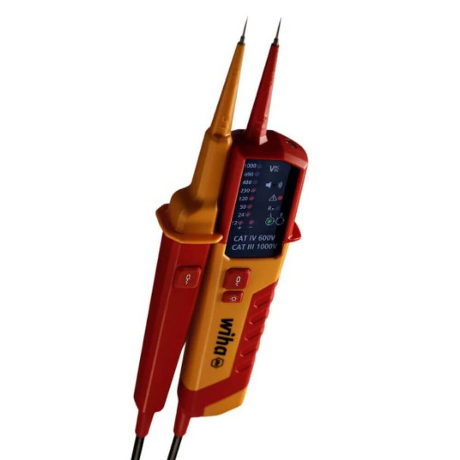 Tester de tensiune si continuitate Wiha 45216, 12-1.000 V AC, CAT IV