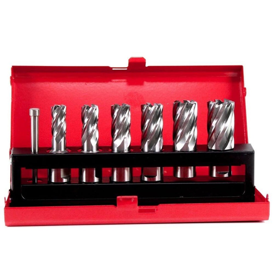 Set 7 carote HSS cu prindere Weldon 3/4 Ruko 108820