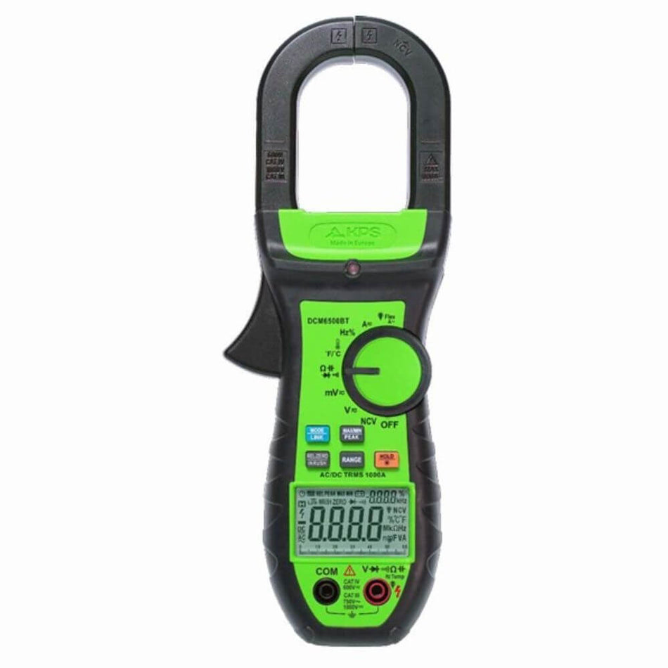Clampmetru digital TRMS 1000A AC/DC cu conectare bluetooth KPS DCM6500BT
