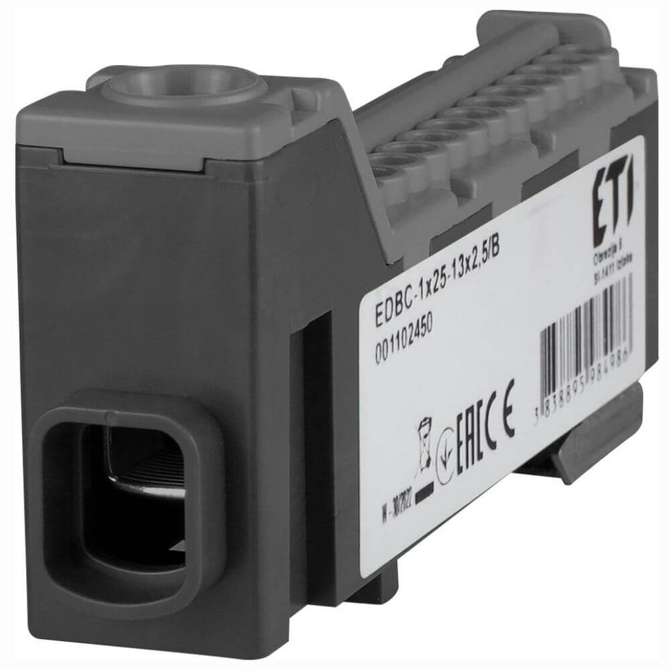 Bloc distributie EDBC-1x25-13x2,5/B ETI 001102450