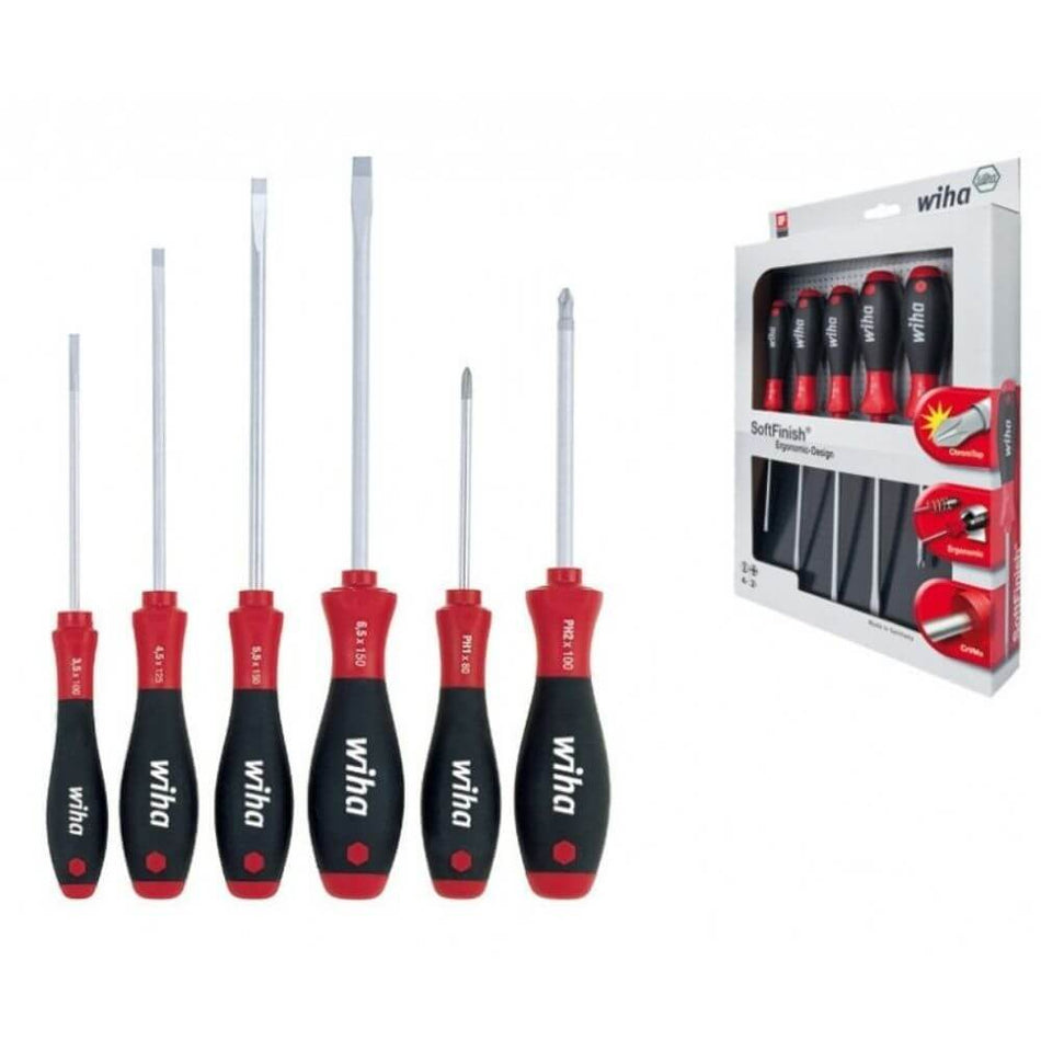 Set surubelnite SoftFinish – 6 piese, Wiha 07153