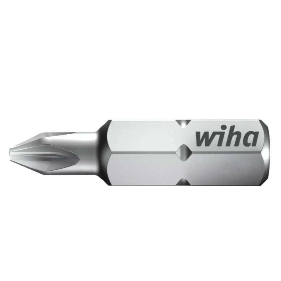 Set 10 biti standard 25mm 1/4 PZ1 - Wiha 32070
