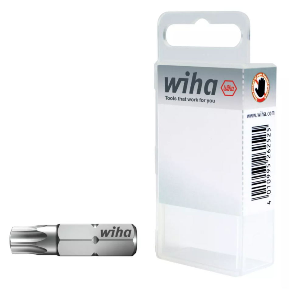 Set 10 biti standard TORX T40 - Wiha 10154