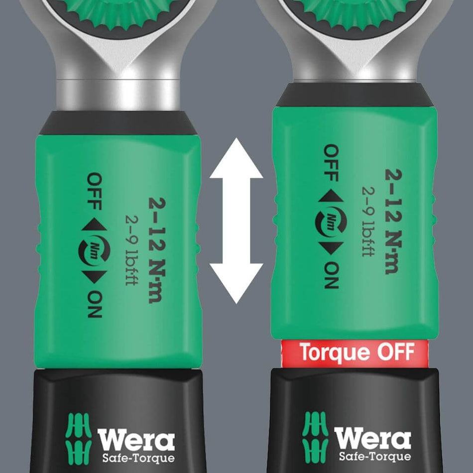 Cheie dinamometrica 1/4", 2-12Nm - Safe-Torque A1 Wera 05075800001