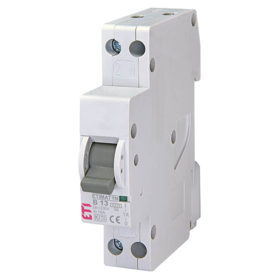 Siguranta automata ETIMAT 1N 1p+N B13 6kA - ETI 002191103