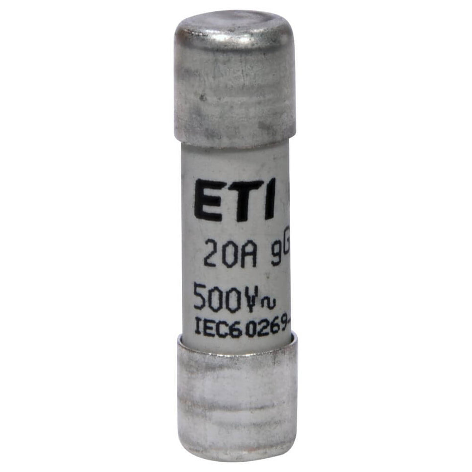 Siguranta fuzibila cilindrica CH10x38 gG 20A/500V - ETI 002651020
