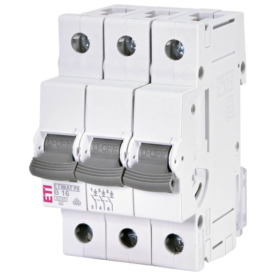 Siguranta automata ETIMAT P6 3p B16 - ETI 001900310