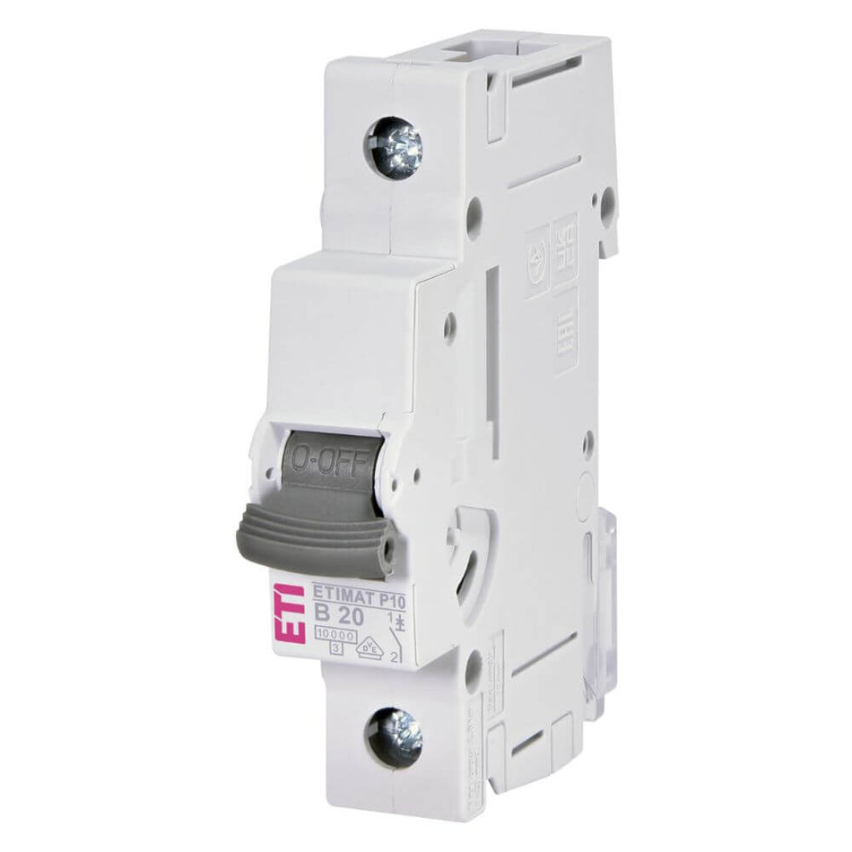 Siguranta automata ETIMAT P10 1p B20 - ETI 001901011