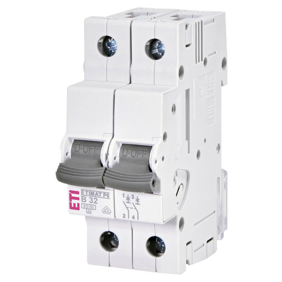 Siguranta automata ETIMAT P6 2p B32 - ETI 001900213