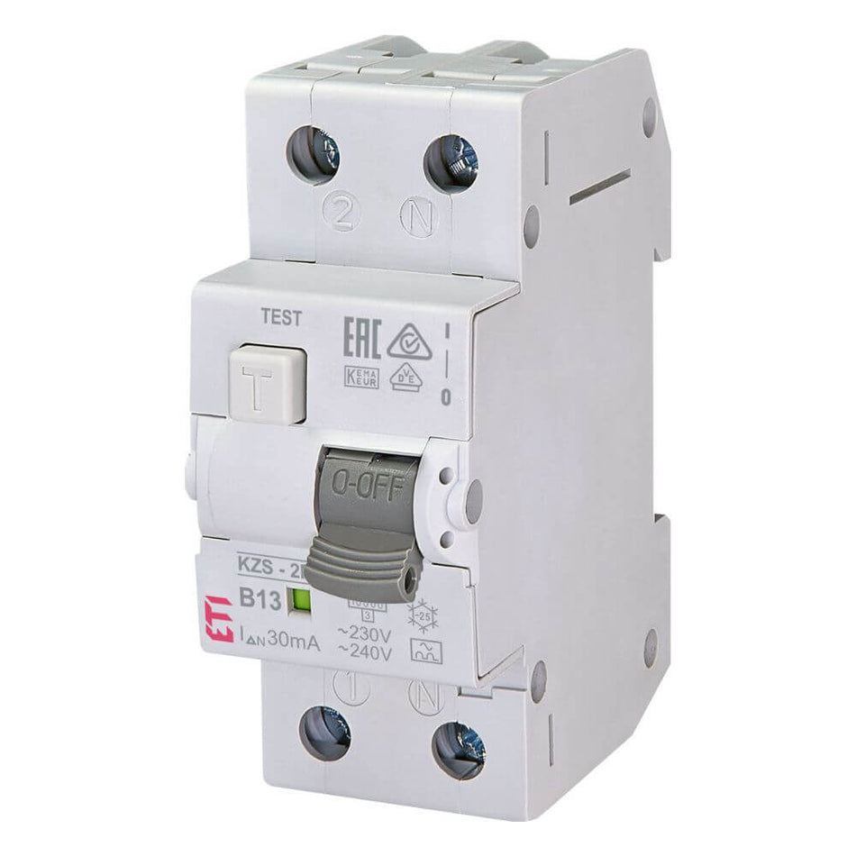 Diferential RCBO KZS-2M A B13/0.03 - ETI 002173203