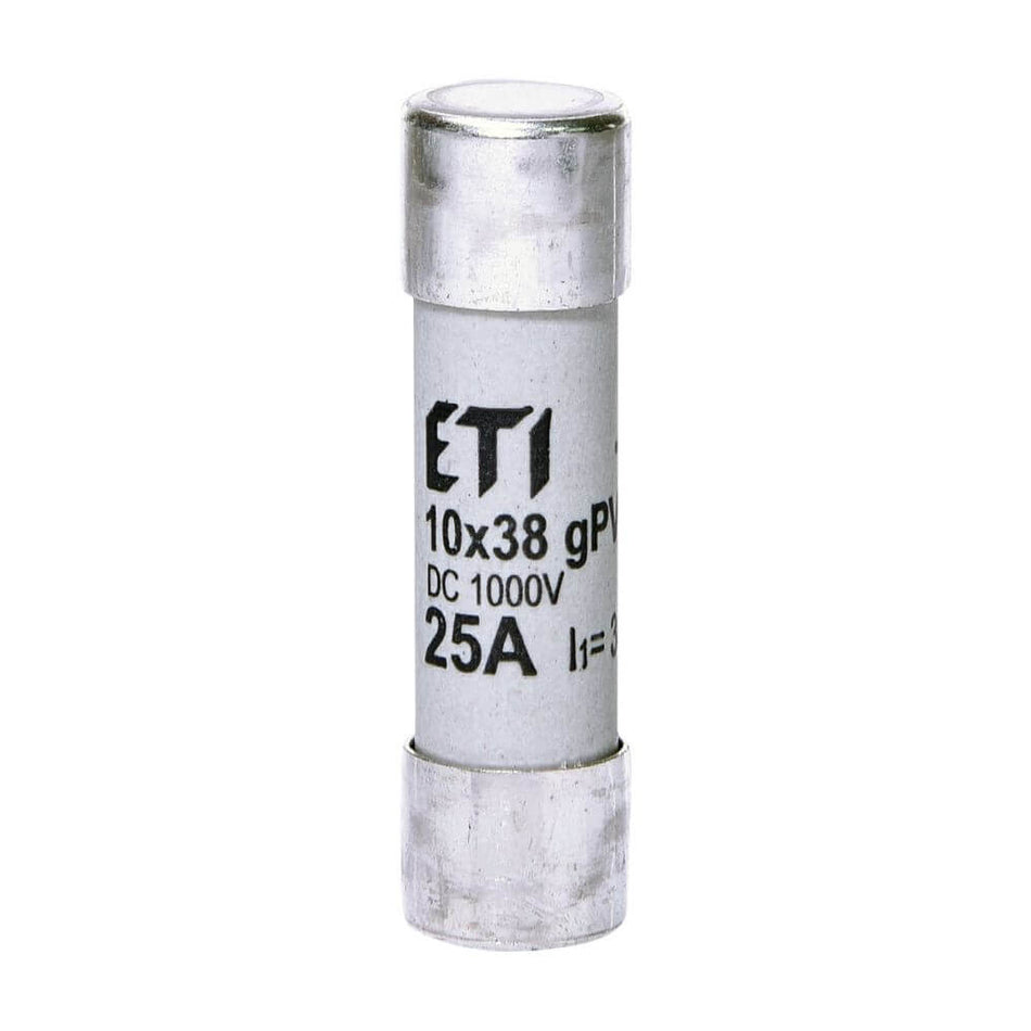 Siguranta panouri fotovoltaice CH10x38 gPV 25A 1000V DC ETI 002625139