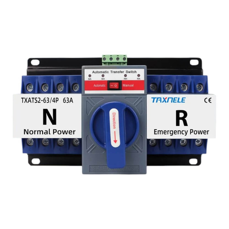 Comutator de transfer automat ATS retea/generator - Taxnele TXATS2-63A-4P