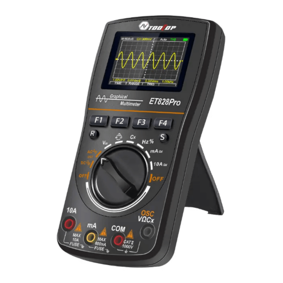 Multimetru cu osciloscop 2 in 1, 10 MHz, 50 Msps - ET828PRO