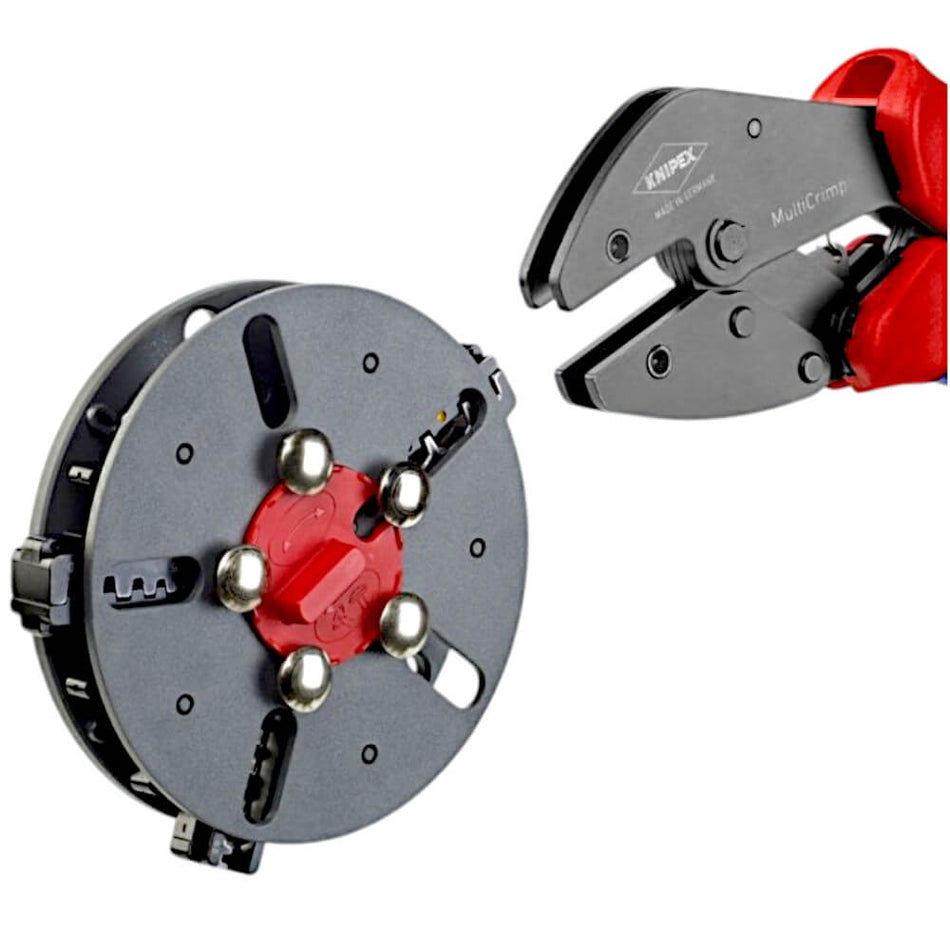 Cleste de sertizare cu capete interschimbabile - Knipex MultiCrimp 97 33 01