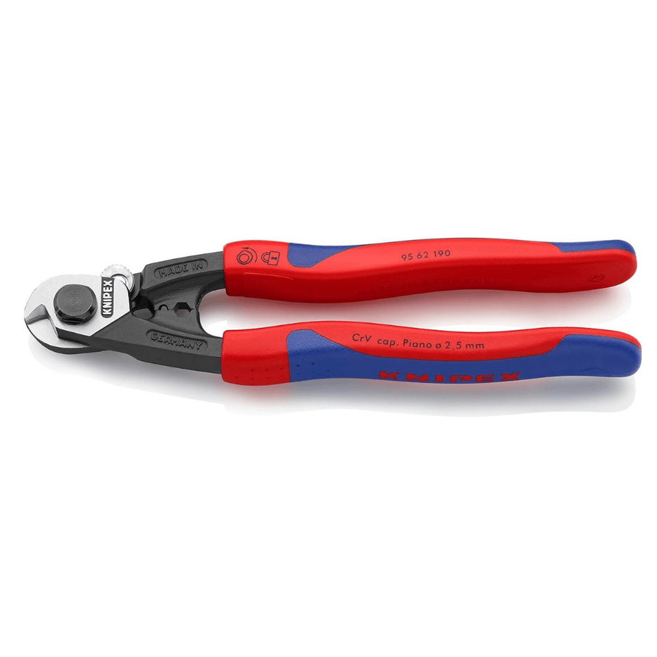 Cleste forjat tip foarfeca pentru cabluri de sarma - Knipex 95 62 190