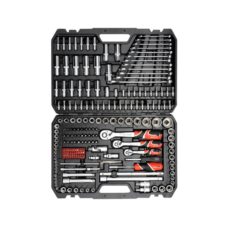 Set profesional chei si tubulare, 216 piese Yato YT-38841