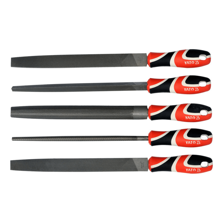 Set 5 pile din otel calit pentru lacatuserie Yato YT-6238