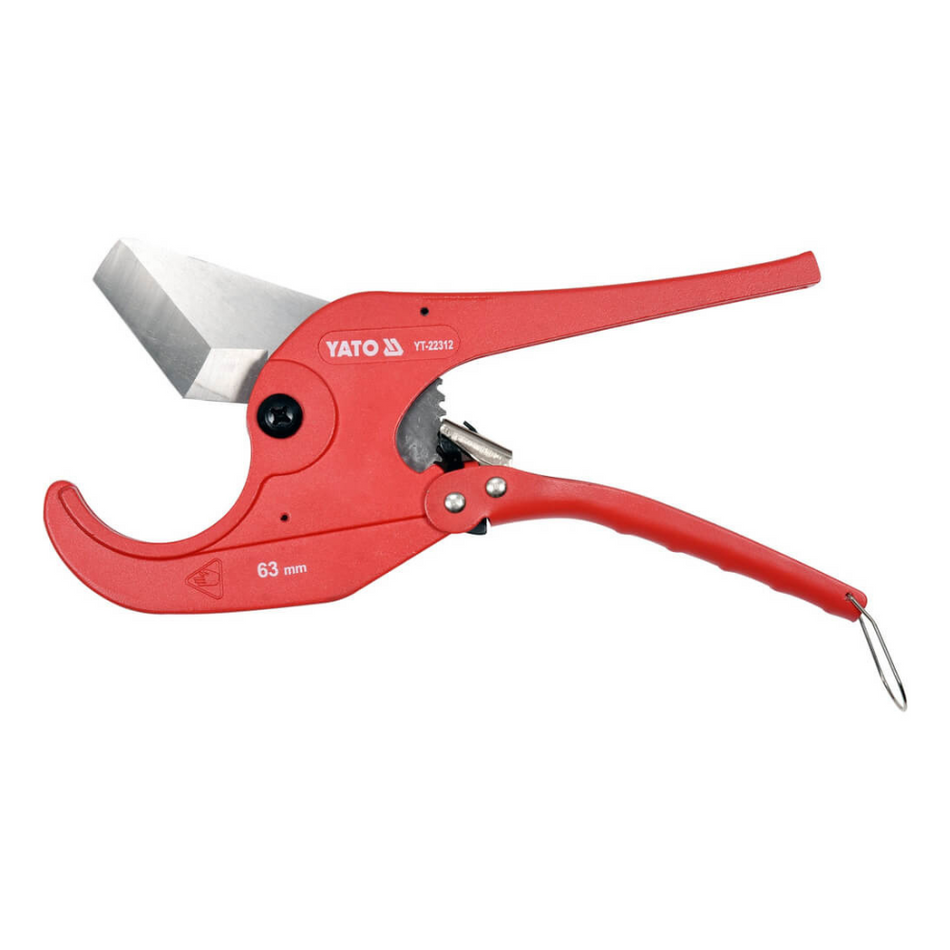 Cleste pentru tevi PVC, PP si PE 63mm Yato YT-22312