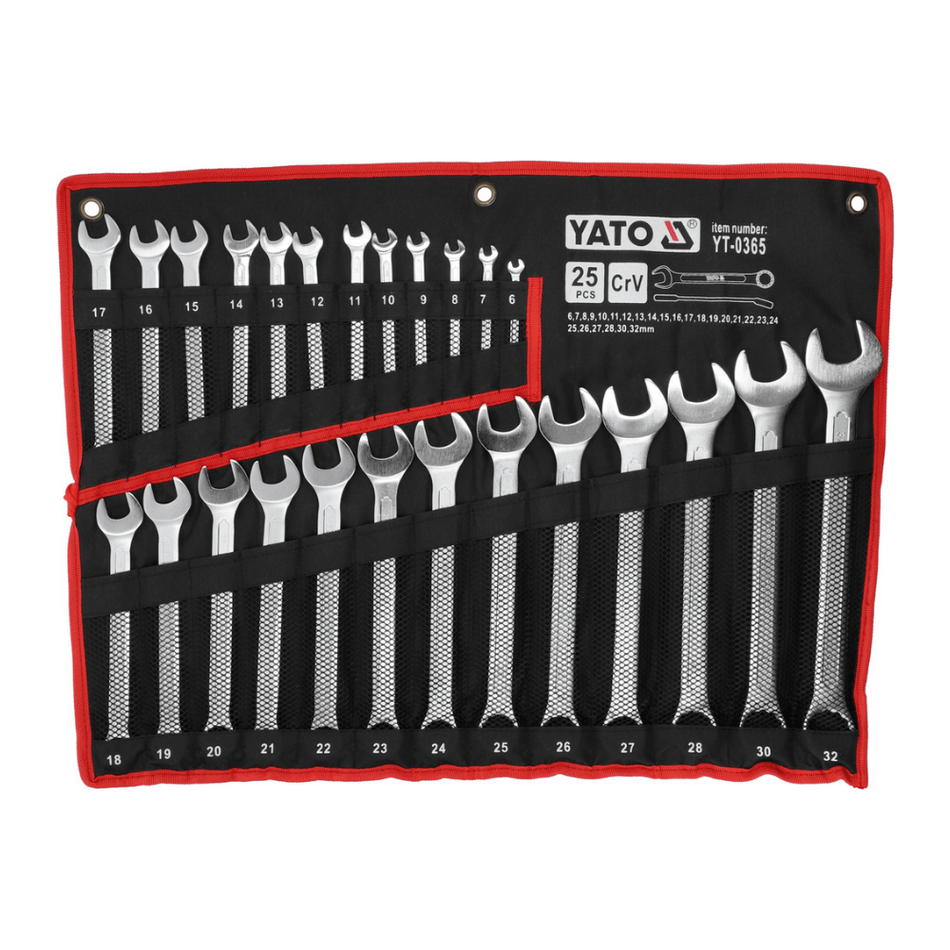 Set 25 chei combinate 6-32mm - Yato YT-0365