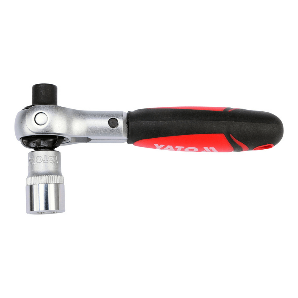 Cheie cu clichet cu articulatie pentru tubulare si biti - YATO YT-03311