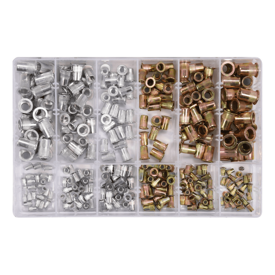 Set 300 buc piulite nituibile M3-M10 din otel si aluminiu - YATO YT-36480