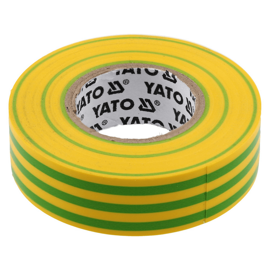 Banda izolatoare PVC galben-verde 19mmx20mx0,13mm - YATO YT-81655