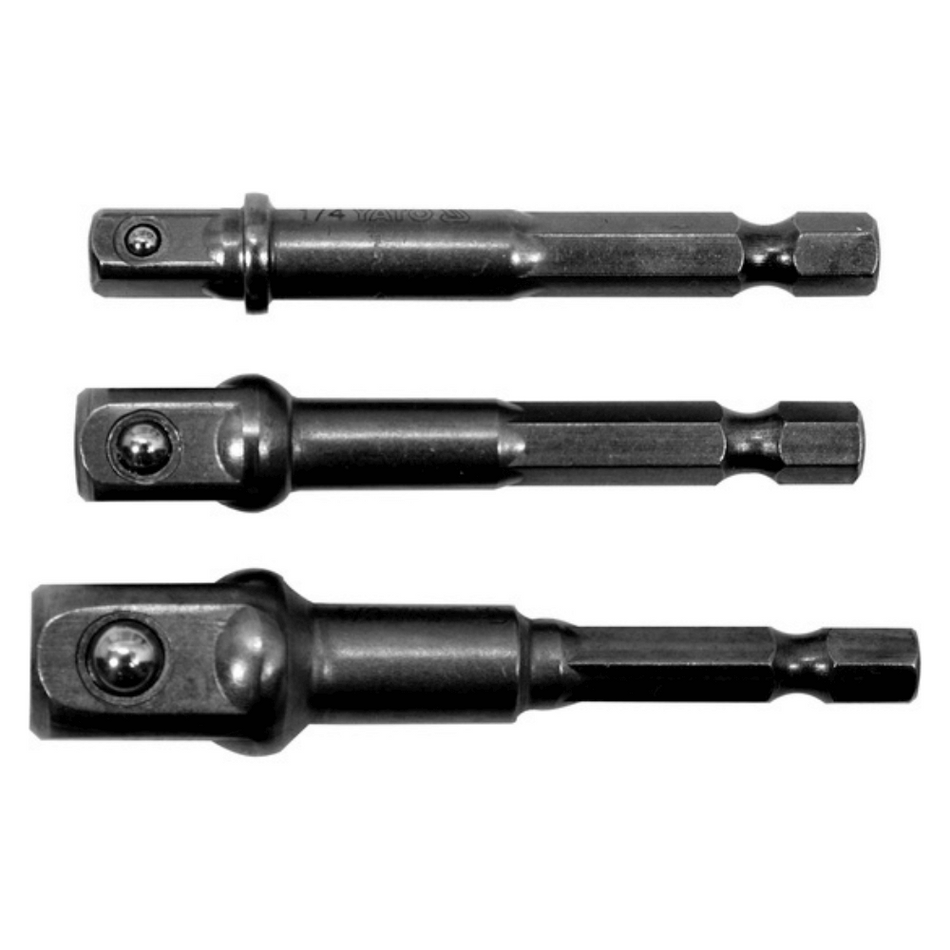 Set adaptoare pentru chei tubulare 1/4'', 3/8'', 1/2'' - YATO YT-04685