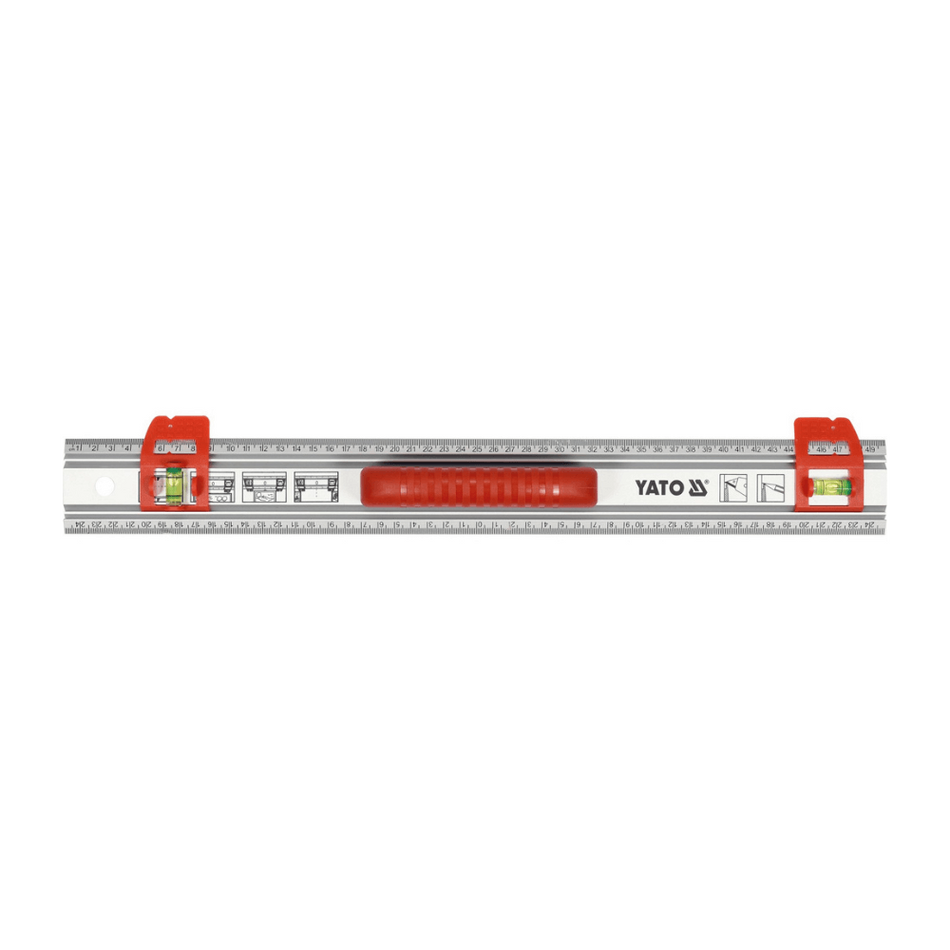 Rigla cu nivela din aluminiu 500mm - Yato YT-70713