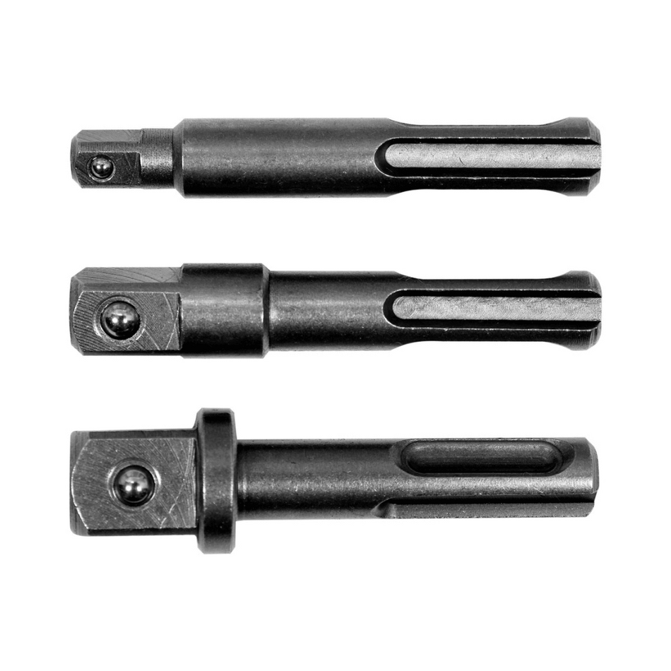 Set de 3 adaptoare Yato YT-04686 SDS Plus din otel CrMo 1/4 3/8 1/2 inch