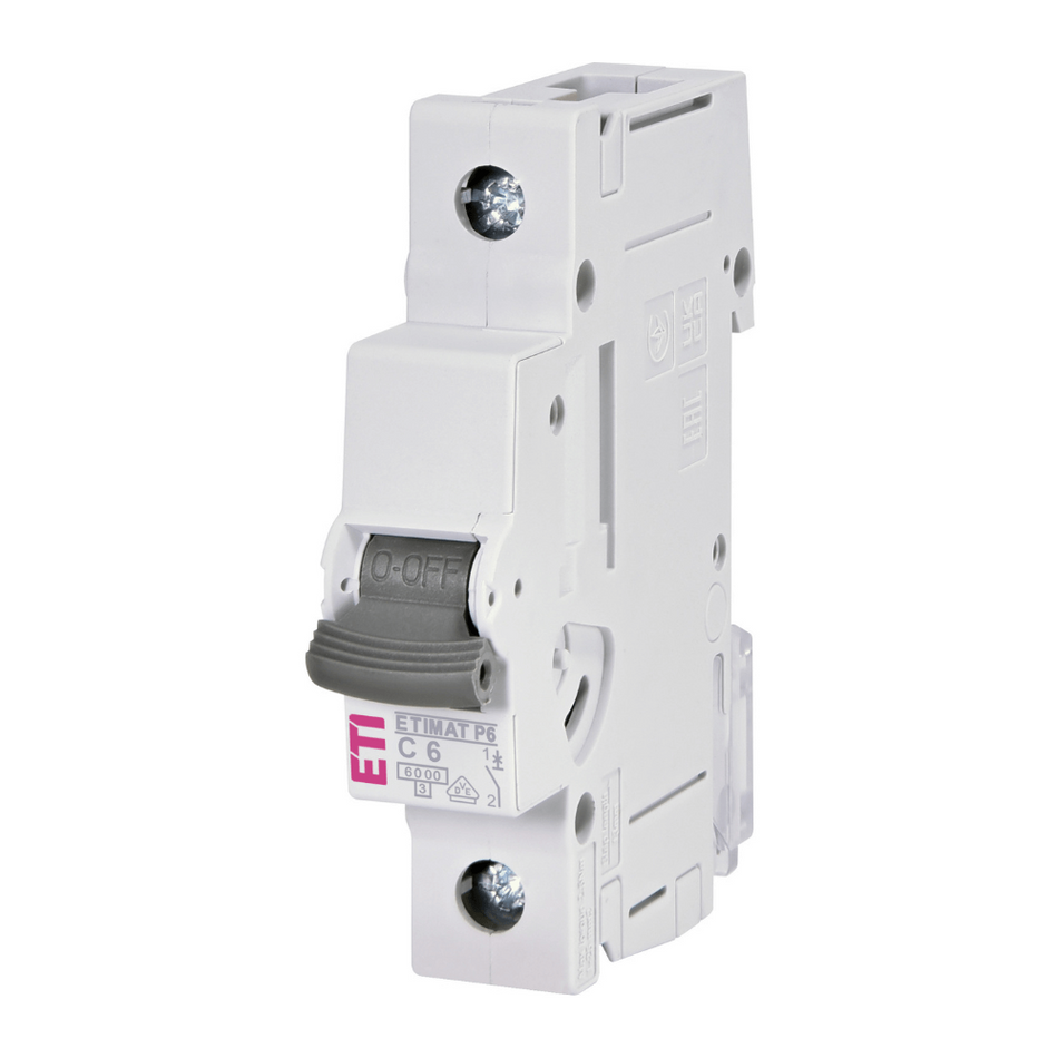 Siguranta modulara MCB ETIMAT P6 1P C6 240/415V ETI 001900027