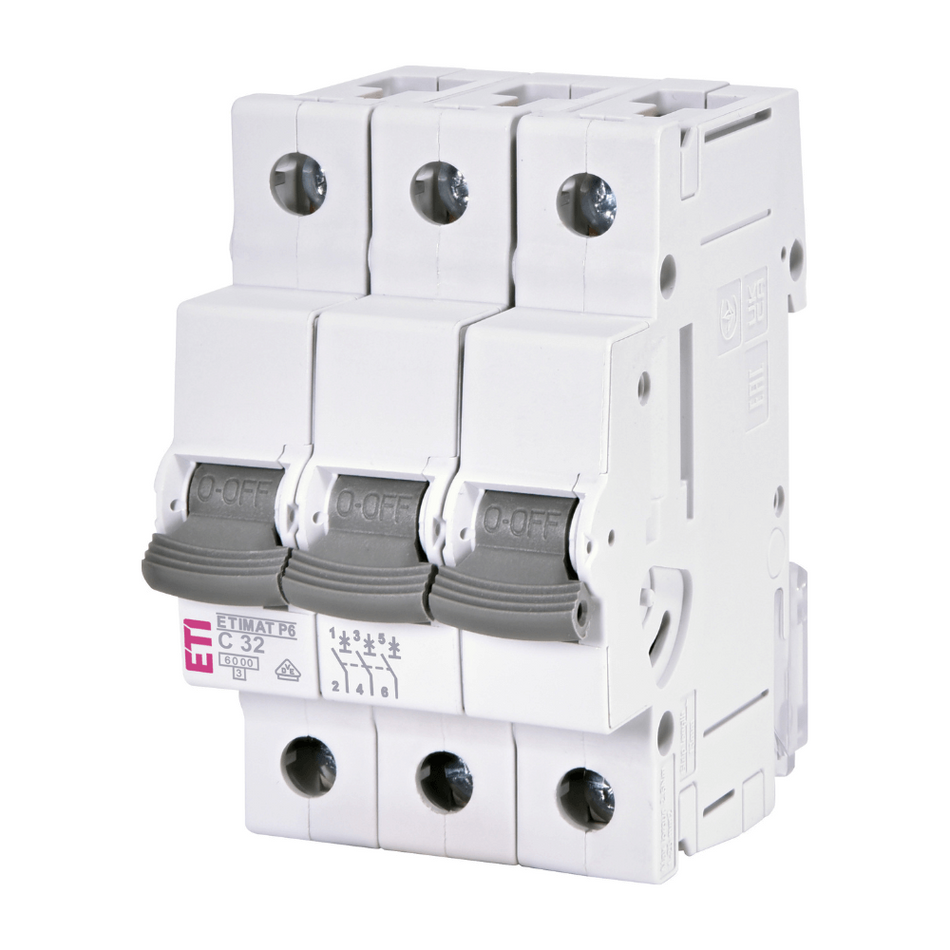 Siguranta automata trifazata ETIMAT P6 3p C32 ETI 001900333