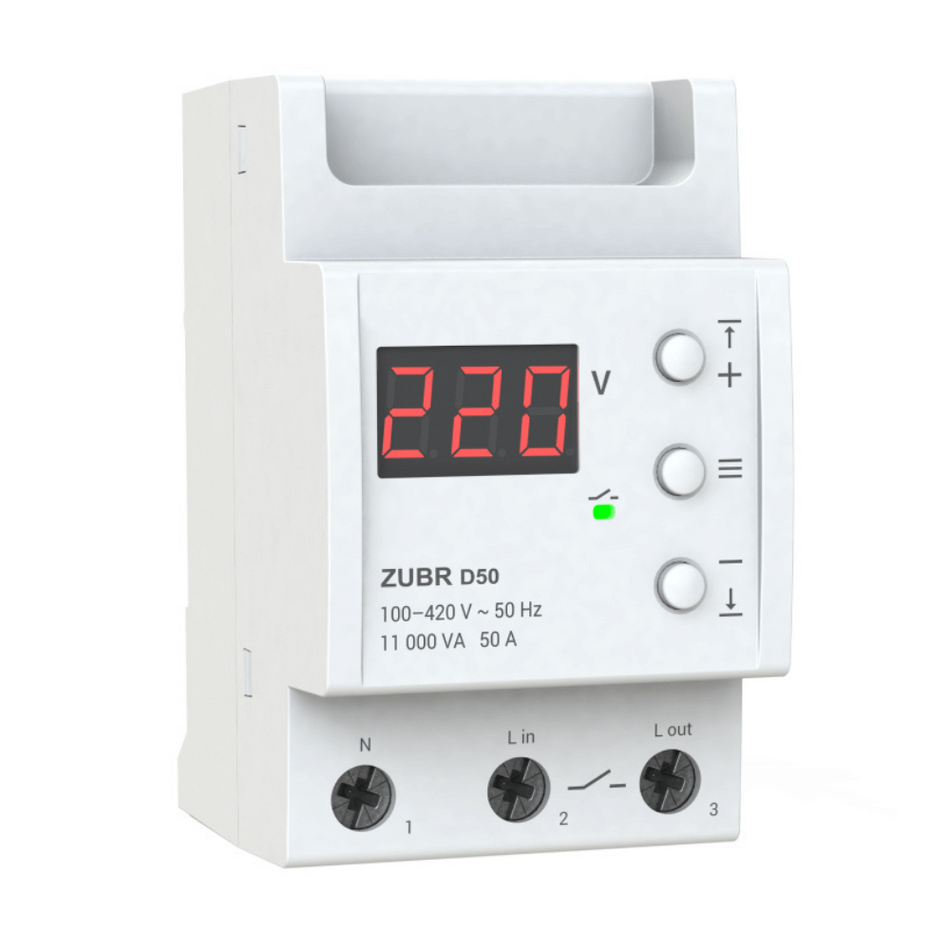 Releu de protectie retea electrica ZUBR D50 50A 230V