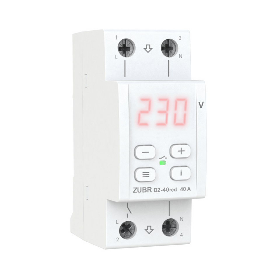 Modul control tensiune automata ZUBR D2-40 red 40A cu protectie termica
