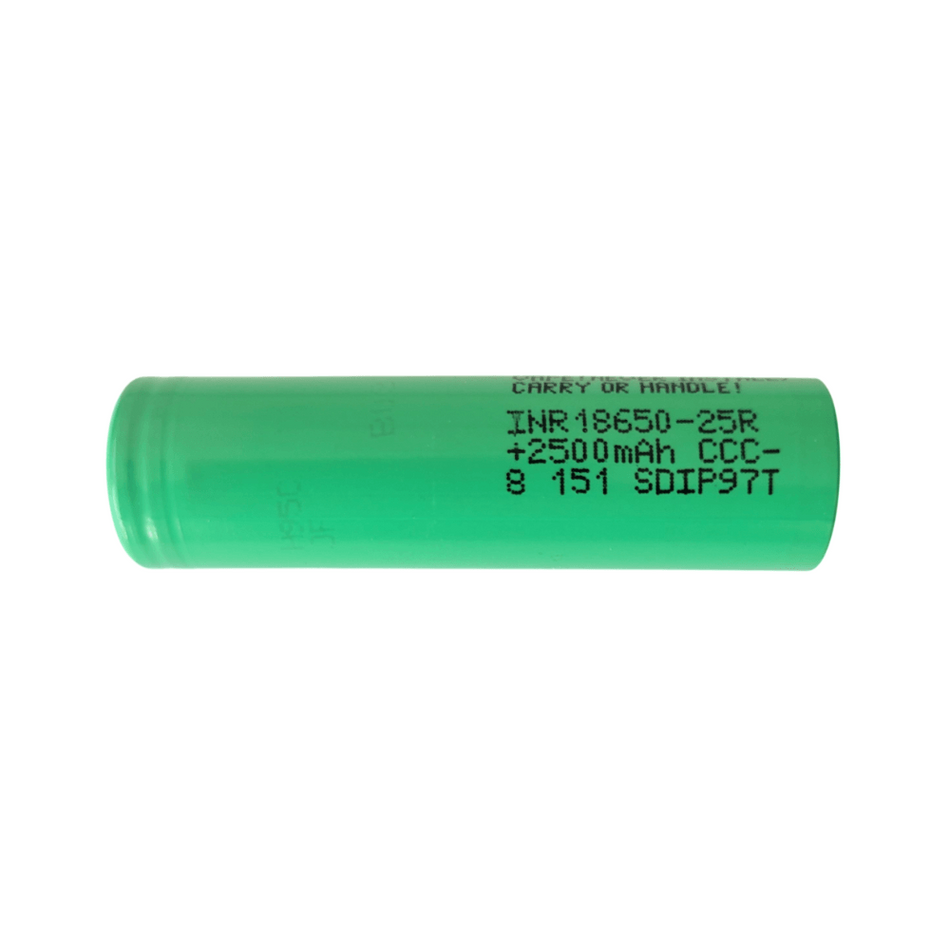 Acumulator cu varf Litiu 18650 3.6V 2500mAh 20A, Samsung INR18650-25R