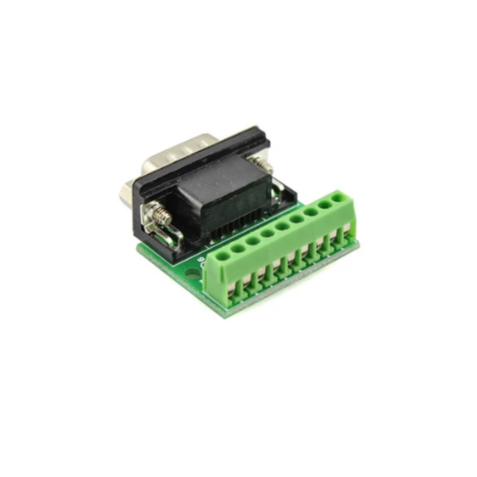 Conector DB9 mama, terminal cu surub, 9 pini, RS232/RS485