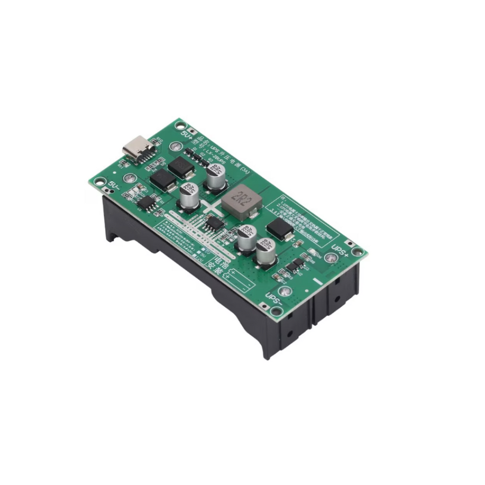 Modul UPS 5V 15W cu suport baterie 18650 si intrare Type-C