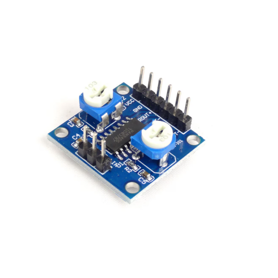 Modul amplificator digital PAM8406 5W+5W cu potentiometru de volum