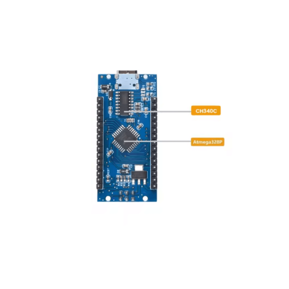 Placa de dezvoltare compatibila Arduino Nano V3.0 ATmega328P cu ecran OLED 0.91 inch