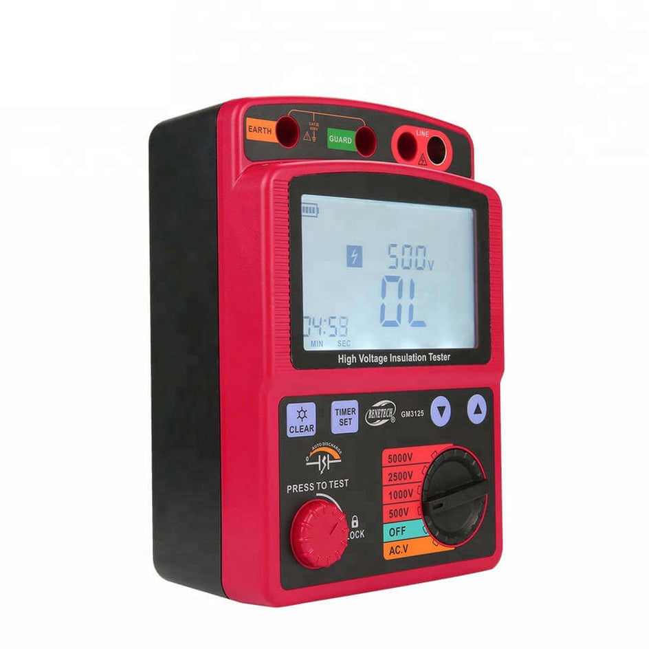 Megohmetru Benetech GM3125, testare rezistenta de izolatie pana la 5000V