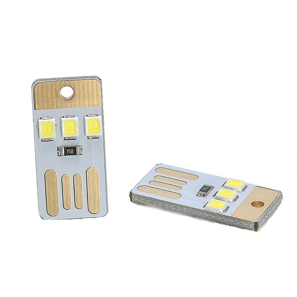Breloc tip mini lampa 0.2W cu 3 LED-uri, alimentare prin USB