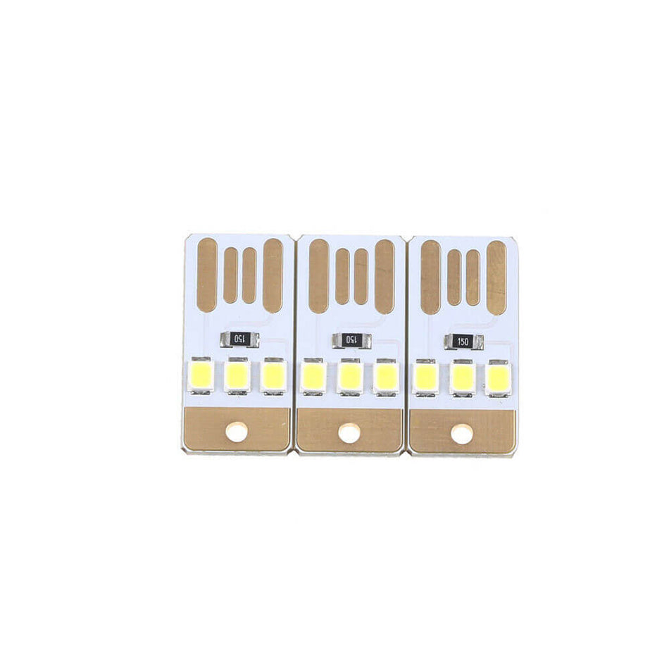 Breloc tip mini lampa 0.2W cu 3 LED-uri, alimentare prin USB