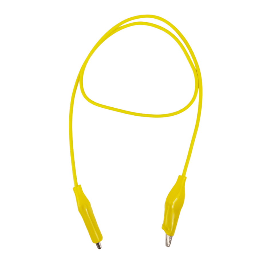 Cablu cu conectori tip crocodil, lungime 46cm