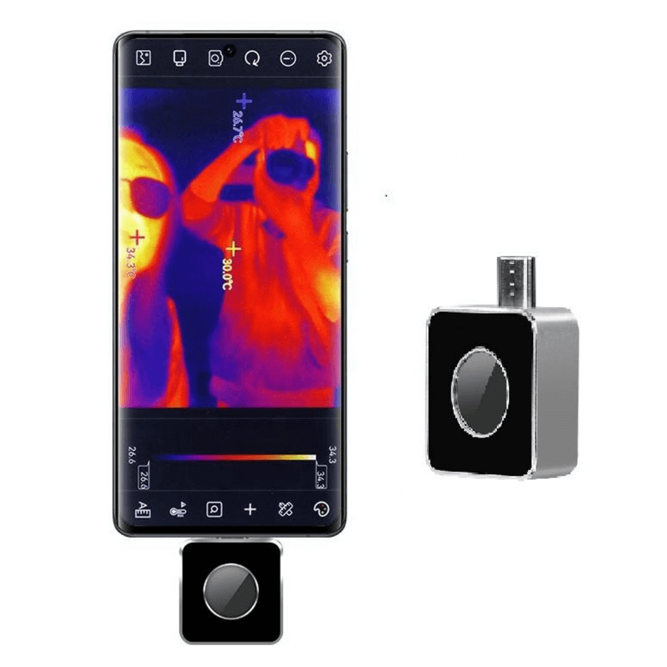 Camera cu termoviziune si infrarosu pentru telefon/tableta, rezolutie 256x192, -15 / 600°C, Victor 328B
