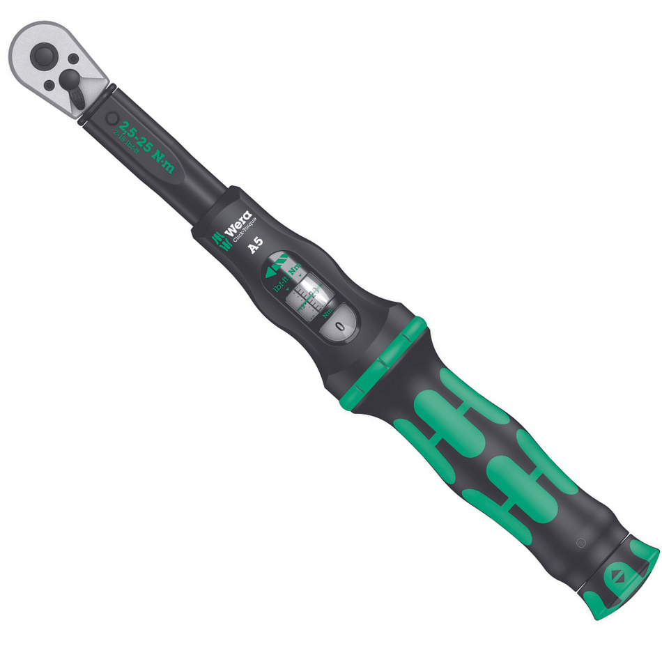 Cheie dinamometrica cu clichet, 2.5-25 N*m, Click-Torque A 5, Wera 05075604001