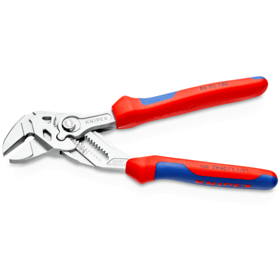 Cheie reglabila 2-in-1 pentru instalatori 180mm Knipex 86 05 180